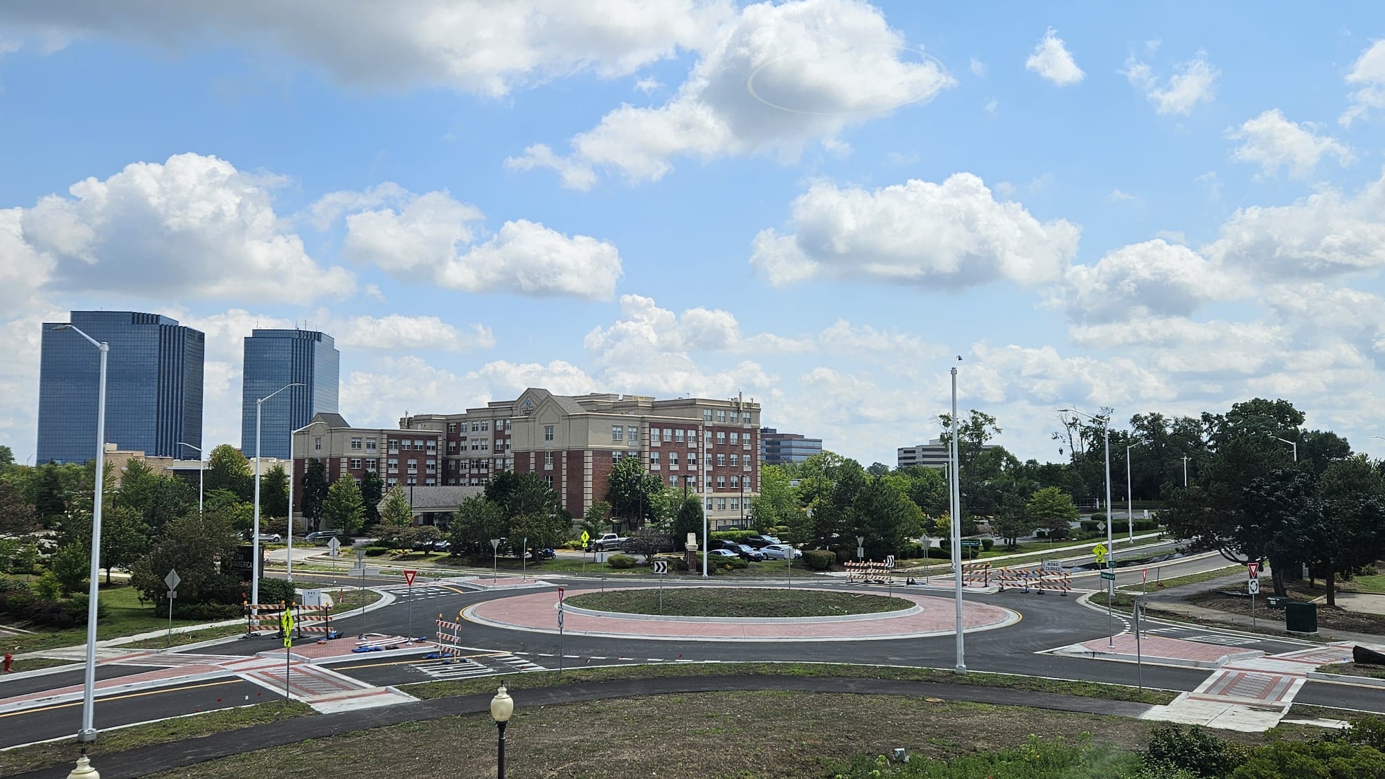 The area around the venue in Schaumburg with hotels nearby